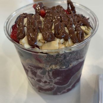 Formula Fresh - Açaí Bowl with strawberry, banana, almond, Nutella, chocolate nibs. - Coffee & Tea Near Me - Destin, Florida