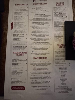 Menu photo 6 Hearsay Market Square Houston, TX