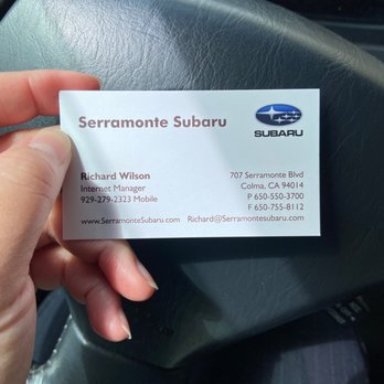 Serramonte Subaru - Business card - Auto Parts & Supplies Near Me - Colma, California