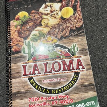 La Loma - Menu - Mexican Near Me - Louisville, Kentucky