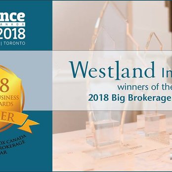 Westland Insurance - Westland Insurance is proud to have received the 2018 Big Brokerage of the Year Award! - Insurance Near Me - Vancouver, British Columbia Westland Insurance - Westland Insurance is proud to have received the 2018 Big Brokerage of the Year Award! - Insurance Near Me - Vancouver, British Columbia