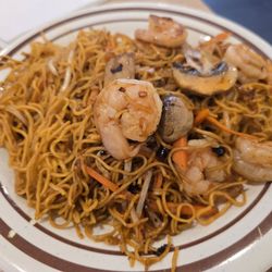 Pacific Seafood Buffet - Stir-fry...pick your own meats, veggies, and sauce .