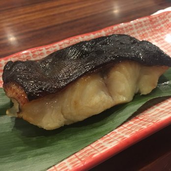 1054Togoshi - Miso butterfish aka black cod. Not escolar, so eat happy. - Sushi Bars Near Me - Kihei, Hawaii 1054Togoshi - Miso butterfish aka black cod. Not escolar, so eat happy. - Sushi Bars Near Me - Kihei, Hawaii