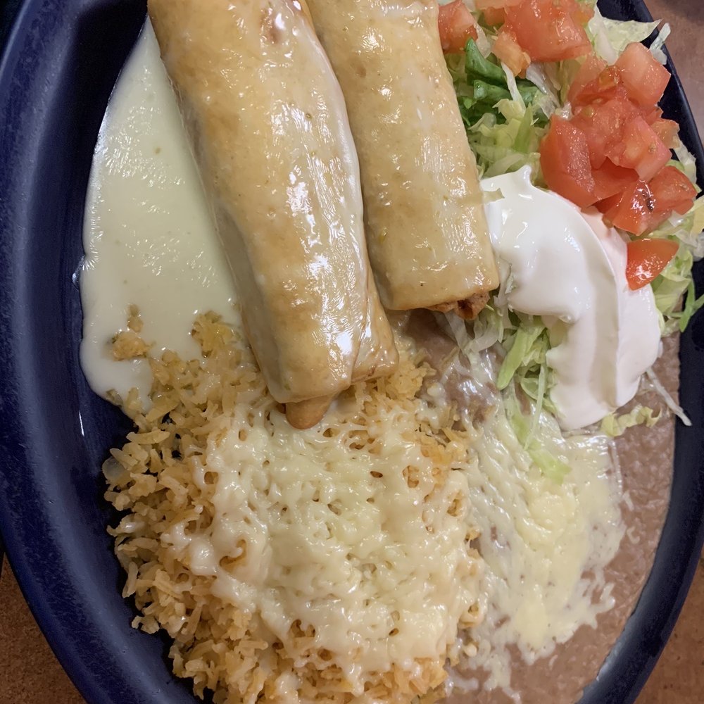 Fiesta Tapatia - Chimichangas with rice and beans - Mexican Near Me - Bennettsville, South Carolina Fiesta Tapatia - Chimichangas with rice and beans - Mexican Near Me - Bennettsville, South Carolina