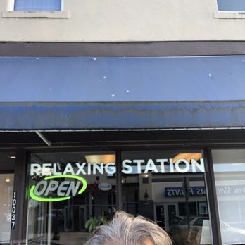 Relaxing Station - In front of the shop - Massage Near Me - Bothell, Washington