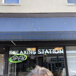 Relaxing Station - In front of the shop