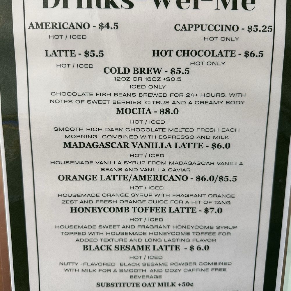 Doughweime - Menu (September 2025) - Bakeries Near Me - Union City, California