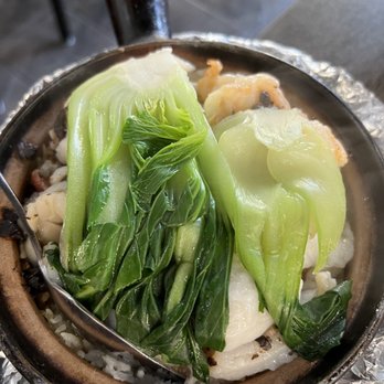 A+ Hong Kong Kitchen - P1. Seafood with Black Bean Sauce Rice Stone Pot - Cantonese Near Me - Seattle, Washington