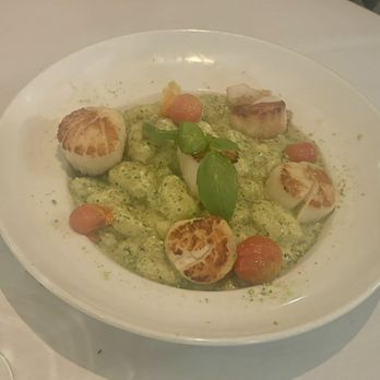 Pazzo - Scallops over gnocchi with pesto sauce - Italian Near Me - Red Bank, New Jersey