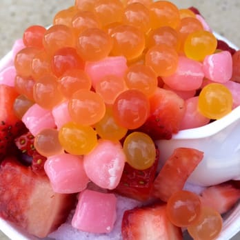 HeavenLy's Yogurt - Taro Snow with boba and mochi - Ice Cream & Frozen Yogurt Near Me - Sacramento, California