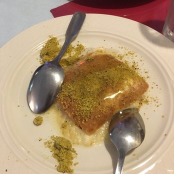 Khoury's Mediterranean Restaurant - Knafy with cheese!!! - Middle Eastern Near Me - South Miami, Florida