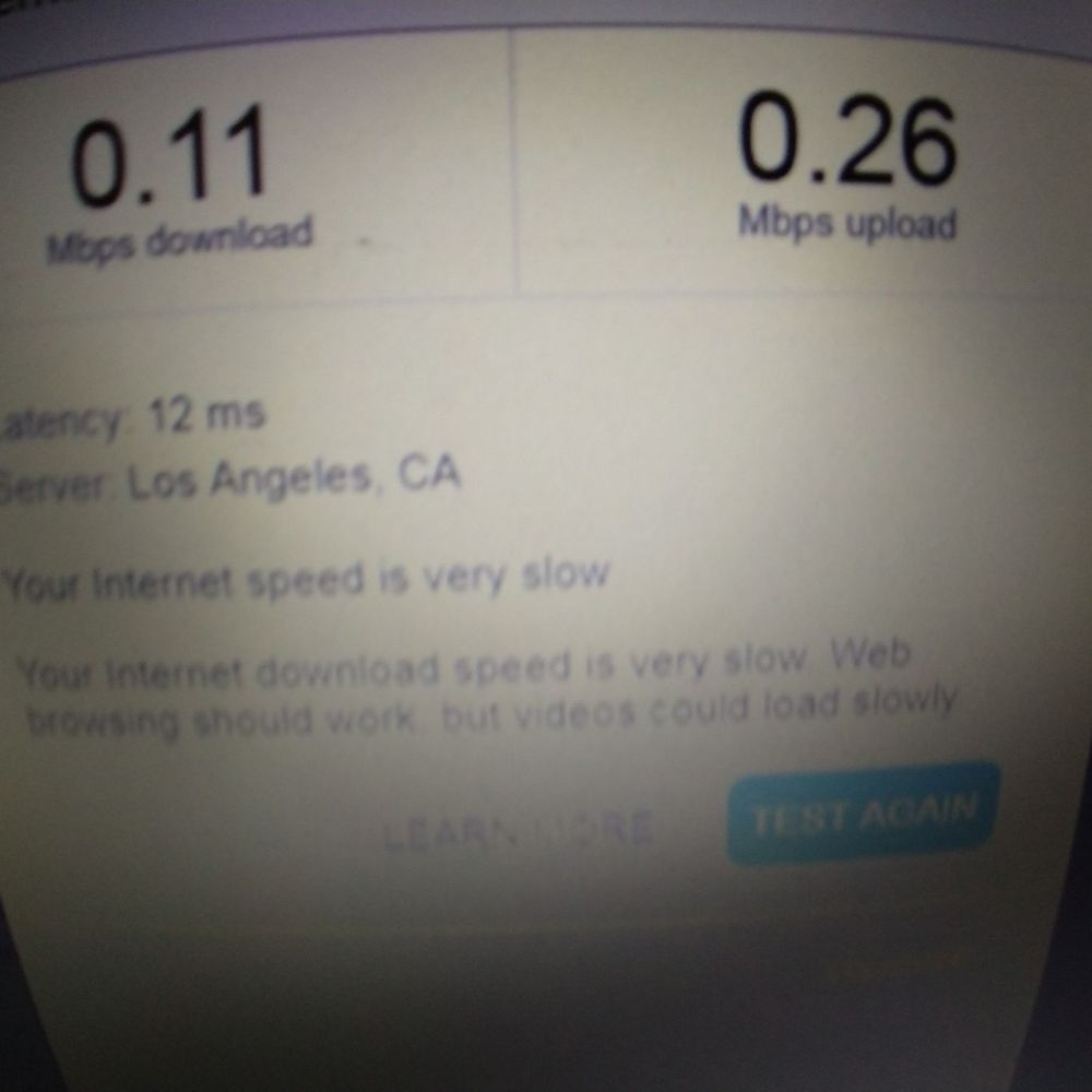 Slow Internet