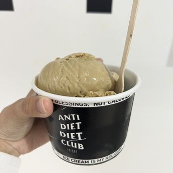Afters Ice Cream - Double Scoop (Saigon Coffee & Cookie Monster) - Desserts Near Me - Fountain Valley, California