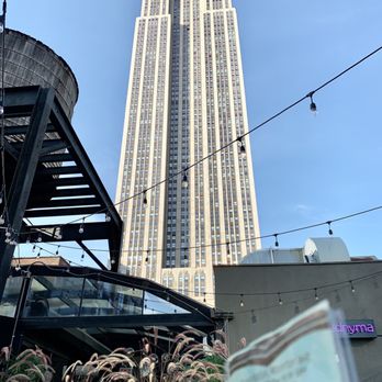 Cloud Social Rooftop Bar - Empire State Building, the roof and the water tower. This probably the best view you can get - Cocktail Bars Near Me - New York, New York