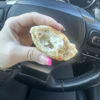 Carmel Bagel Deli - I know the prices of things have gone up, but what in the literal smear of cream cheese for $3.98 is this ?! - Bagels Near Me - Carmel, New York