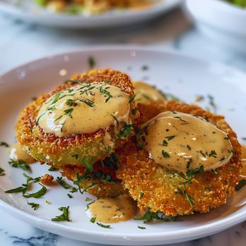 Sea Grass Grille - These little slices of heaven are breaded and fried making 'em crunchier than a cornfield in July. - New American Near Me - Hilton Head Island, South Carolina Sea Grass Grille - These little slices of heaven are breaded and fried making 'em crunchier than a cornfield in July. - New American Near Me - Hilton Head Island, South Carolina