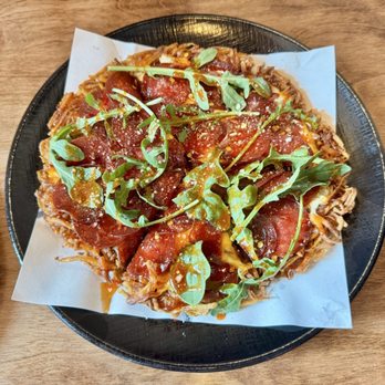 Bistro Mujae - Pepperoni & Potato Pancake - Korean Near Me - North York, Ontario