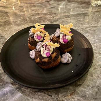 Animae - Ube profiteroles - Asian Fusion Near Me - San Diego, California Animae - Ube profiteroles - Asian Fusion Near Me - San Diego, California