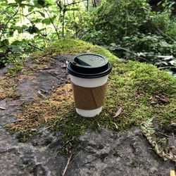 Beauty Shot of my Latte in Meadowbrook park-a 3 minute walk away!