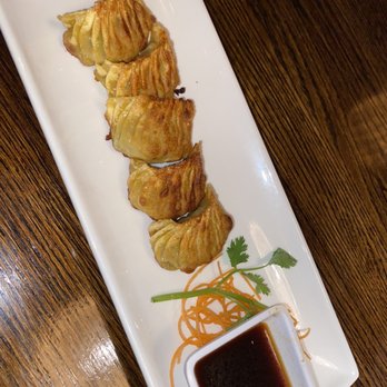 Flame - Pan Fried Chicken Dumplings - Sushi Bars Near Me - New York, New York