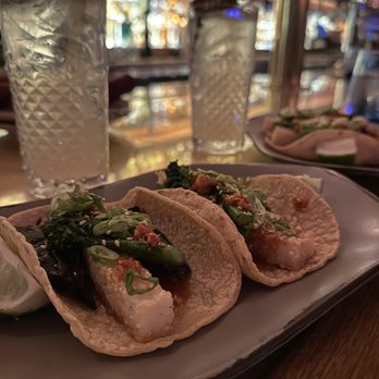 Bar Tabu - Korean Sticky Mushroom Tacos V - Salad Near Me - Chicago, Illinois