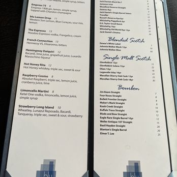 Blu - BLU (Biloxi, Mississippi): Drink menu - Cocktail Bars Near Me - Biloxi, Mississippi Blu - BLU (Biloxi, Mississippi): Drink menu - Cocktail Bars Near Me - Biloxi, Mississippi