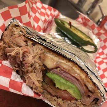 Chefs on fire - Cuban torta - but not with the chicken! It was special made for us! - Food Trucks Near Me - Los Angeles, California Chefs on fire - Cuban torta - but not with the chicken! It was special made for us! - Food Trucks Near Me - Los Angeles, California