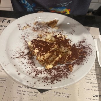 Franco Manca - Tiramisu homemade! - Pizza Near Me - London, XGL Franco Manca - Tiramisu homemade! - Pizza Near Me - London, XGL