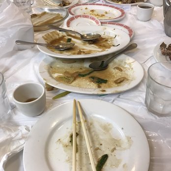 Grand Palace - Sorry for being rude by taking empty dishes. It never happens in another places. Yummy!!! - Cantonese Near Me - Chicago, Illinois