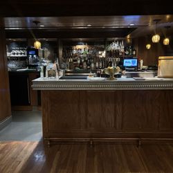 UCLA Lake Arrowhead Lodge Dining Room - The bar in the back