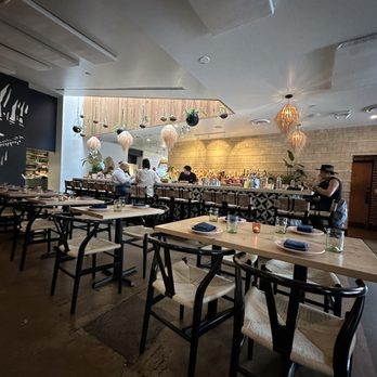 Canje - Seating area and bar - Caribbean Near Me - Austin, Texas