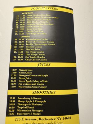 Menu photo 1 Dream Town Deli Rochester, NY