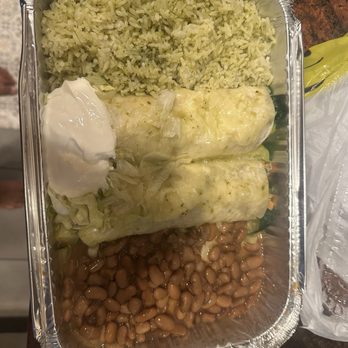 Casa Ramos Mexican Restaurant - Generous and delicious portion of veggie enchiladas. 12/10 recommend. - Mexican Near Me - Mount Shasta, California