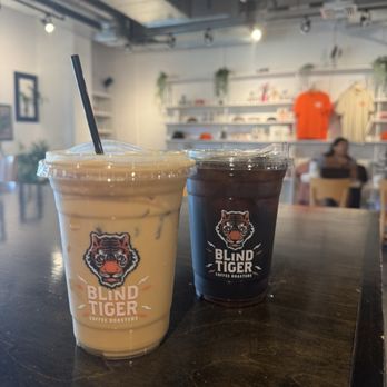 Blind Tiger Coffee Roasters - Iced Vanilla Latte & Cold Brew - Coffee & Tea Near Me - Tampa, Florida