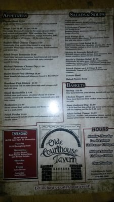 Menu photo 2 Old Courthouse Tavern Fayetteville, GA Menu photo 2 Old Courthouse Tavern Fayetteville, GA
