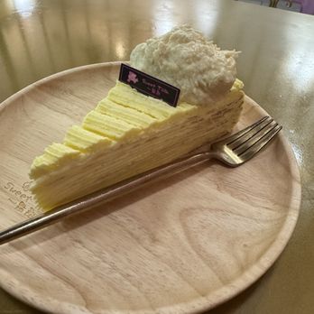 Sweet Talk - Durian Crepe Slice - Desserts Near Me - Las Vegas, Nevada