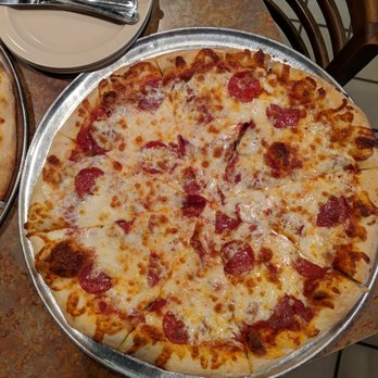 Moon River Pizza - Cheese and pepperoni, extra cheese - Pizza Near Me - Jacksonville, Florida