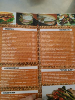 Menu photo 3 Bar la Taronja Elche, A