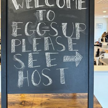 Eggs Up Grill - A little welcome sign - Breakfast & Brunch Near Me - Meridian, Mississippi