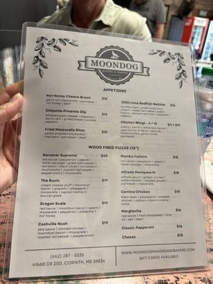 Menu photo 1 Moondog Makers and Bakers Corinth, MS Menu photo 1 Moondog Makers and Bakers Corinth, MS