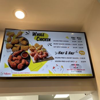 bb.q Chicken Kahala - Menu - Chicken Wings Near Me - Honolulu, Hawaii