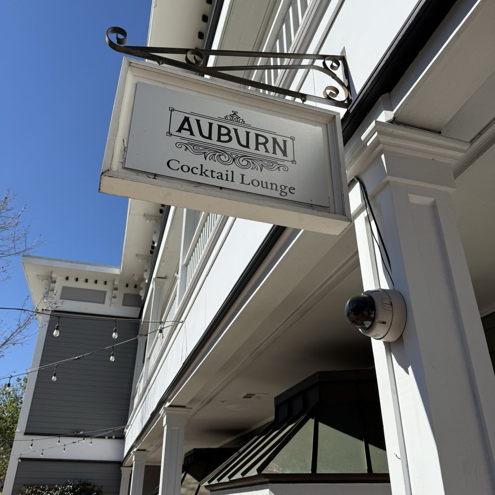 Auburn Lounge & Wine Bar - Signage outside - Lounges Near Me - Danville, California
