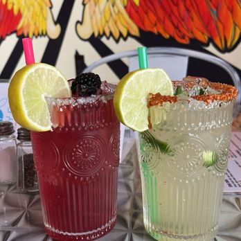 Tuyas - Blackberry margarita and spicy margarita - Mexican Near Me - Ferndale, California