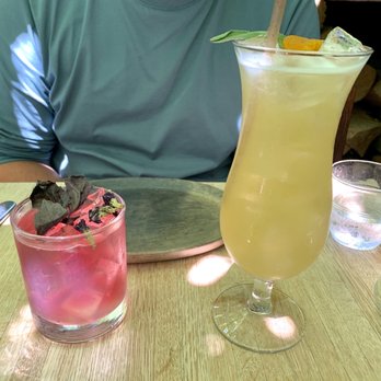 Claro - Brunch Cocktails  Left: La Nocturna Right: El Carpintero - Mexican Near Me - Brooklyn, New York