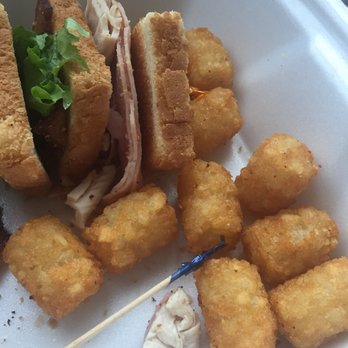 Mountain Quail Cafe - The woman who took my order said the side portions are very big.....9 tator tots. - American Near Me - Quartzsite, Arizona Mountain Quail Cafe - The woman who took my order said the side portions are very big.....9 tator tots. - American Near Me - Quartzsite, Arizona