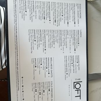 The Loft - Lunch Menu - New American Near Me - Laguna Beach, California The Loft - Lunch Menu - New American Near Me - Laguna Beach, California