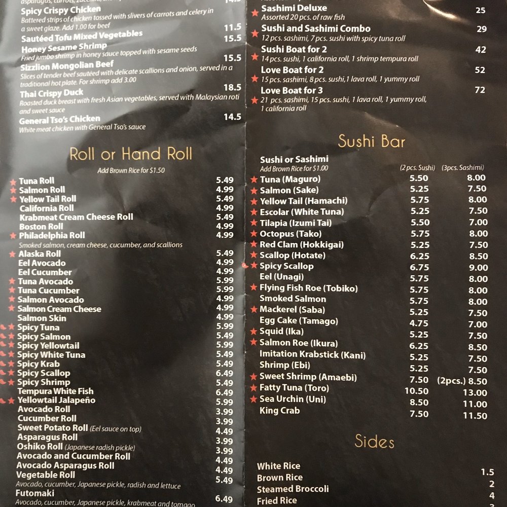 Kamiya 86 - Updated Menu - Sushi Bars Near Me - Jacksonville Beach, Florida