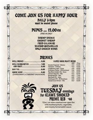 Menu photo 4 Seafood Bar & Grill Kawaihae, HI Menu photo 4 Seafood Bar & Grill Kawaihae, HI