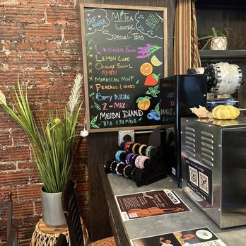 Mi Tea Lounge - a coffee machine and menu - Tea Rooms Near Me - Tulsa, Oklahoma Mi Tea Lounge - a coffee machine and menu - Tea Rooms Near Me - Tulsa, Oklahoma