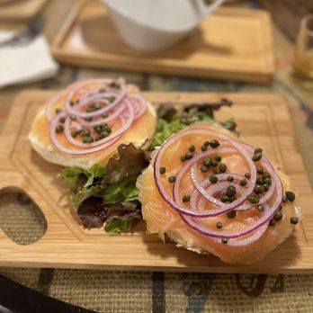 Keweenaw Coffee Works - Gravlax & Bagel Board - Coffee & Tea Near Me - Calumet, Michigan